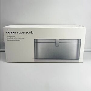 Dyson Supersonic Hair Dryer STORAGE CASE Silver Presentation Box Magnetic NIB